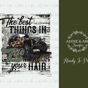 The best things in life Ready To Press DTF Transfer, DTF Transfer