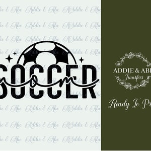 Soccer Mom  DTF Transfer, DTF Transfer