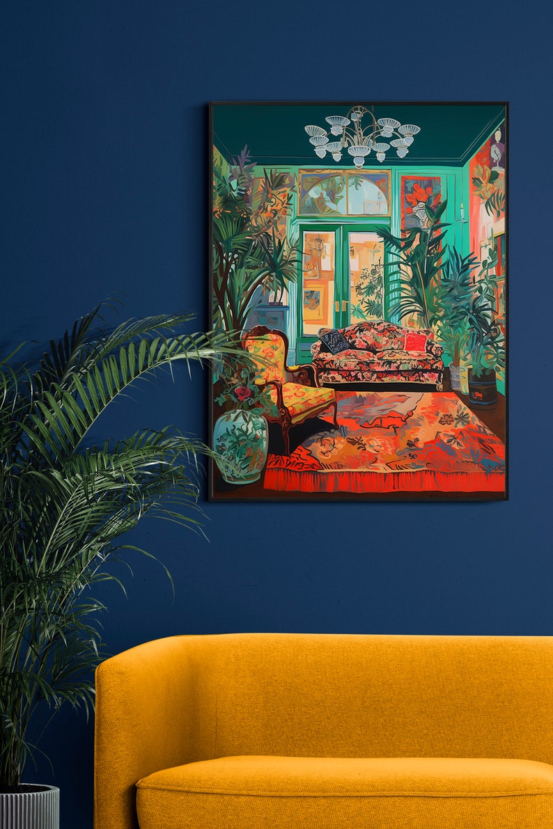 Modern Art | French Apartment Interior | DIGITAL DOWNLOAD - Etsy