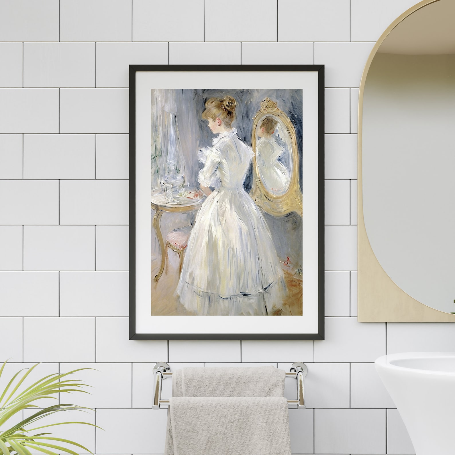 Vintage Art | Woman at Her Toilette | DIGITAL DOWNLOAD - Etsy