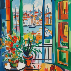 Art moderne | Vue de Venise | TÉLÉCHARGEMENT NUMÉRIQUE