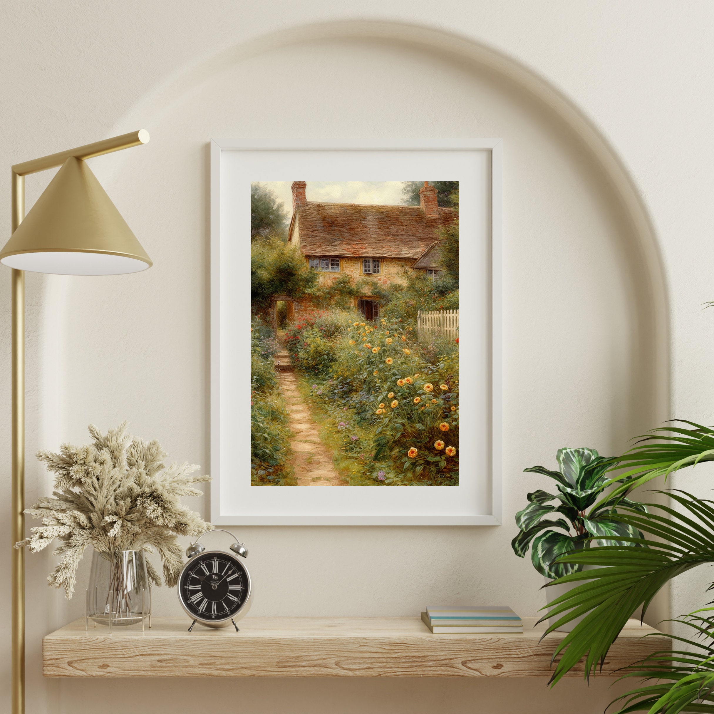 Vintage Art | Romantic English Cottage | DIGITAL DOWNLOAD - Etsy