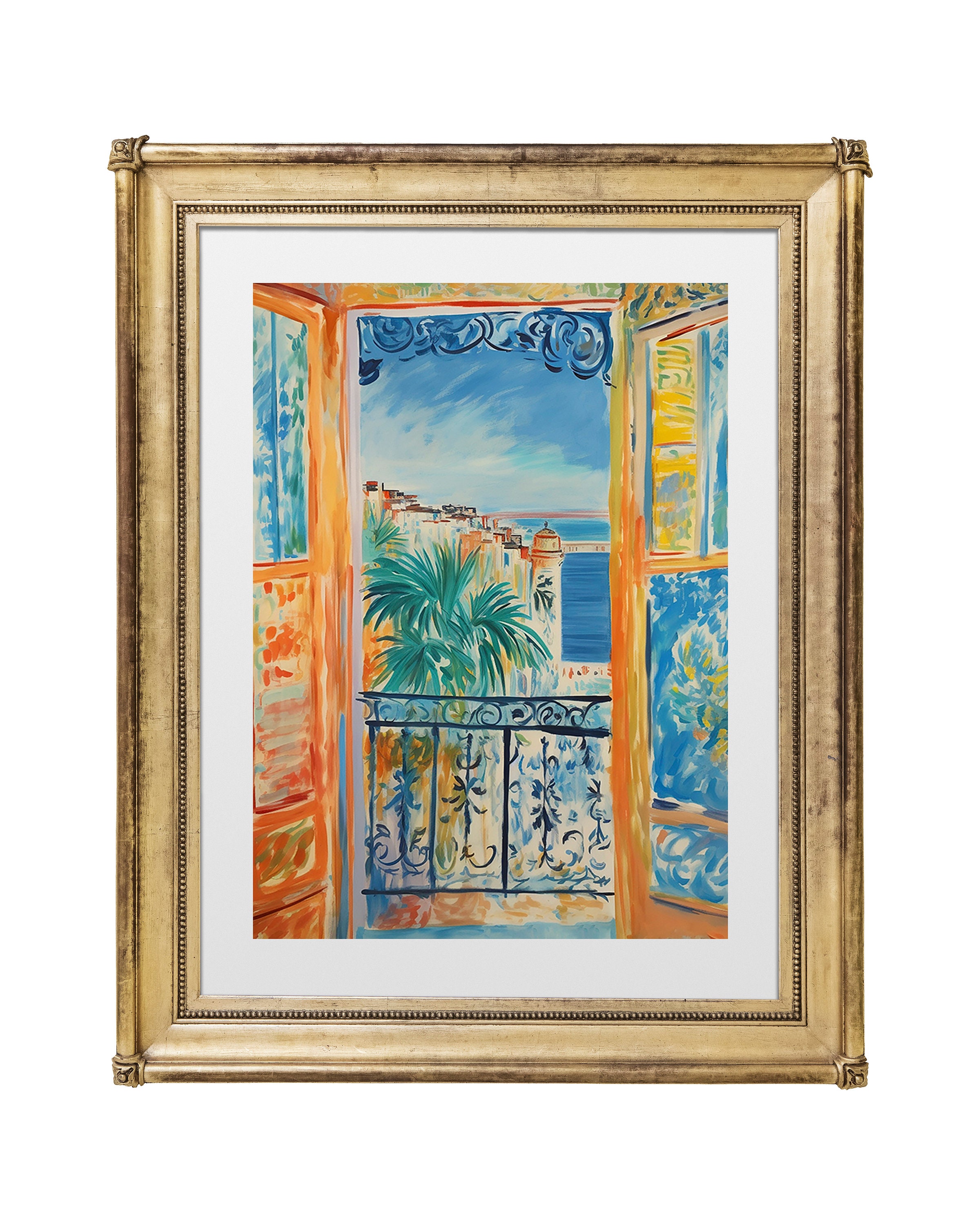 Modern Art | Mediterranean Balcony View | DIGITAL DOWNLOAD - Etsy