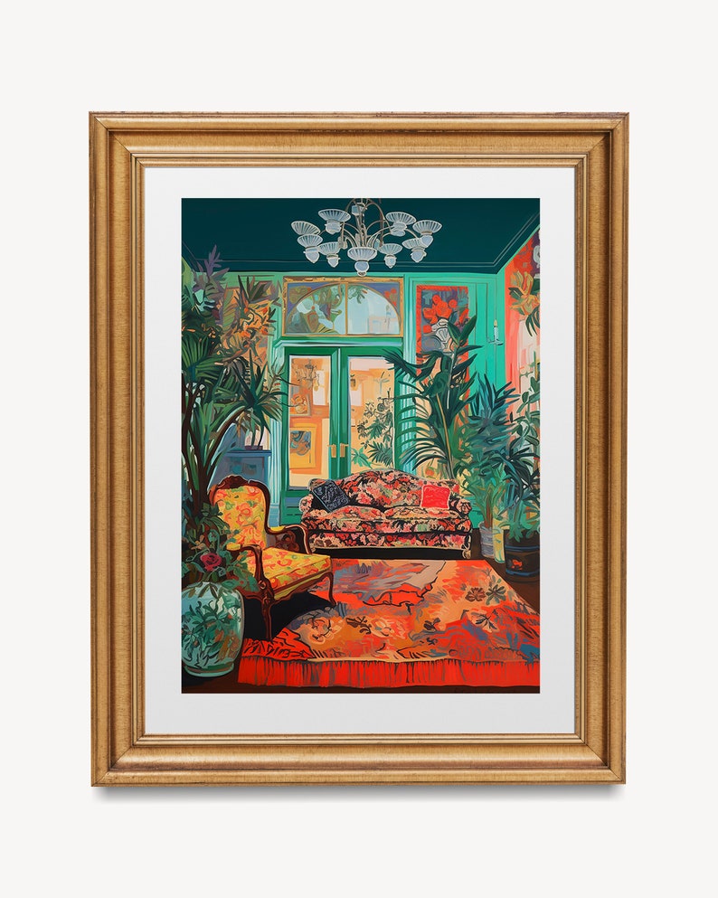 Modern Art | French Apartment Interior | DIGITAL DOWNLOAD - Etsy