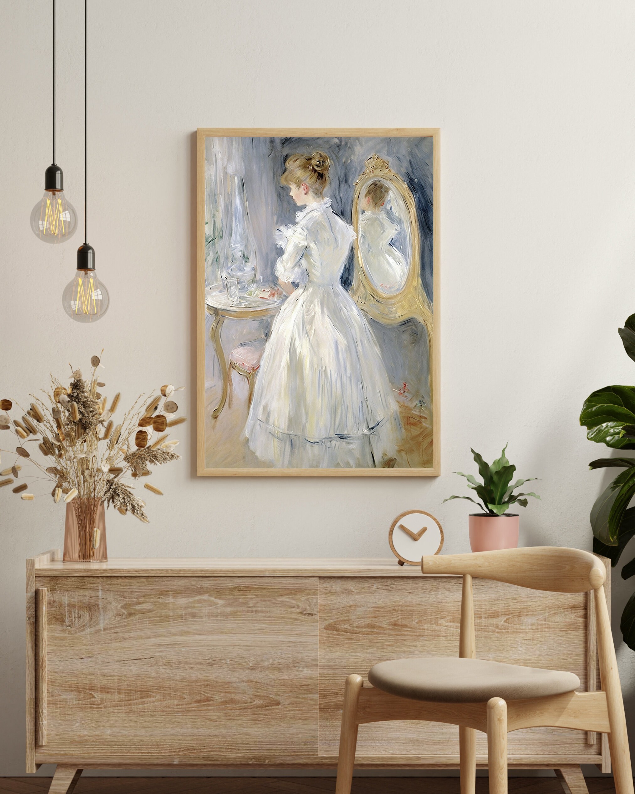 Vintage Art | Woman at Her Toilette | DIGITAL DOWNLOAD - Etsy