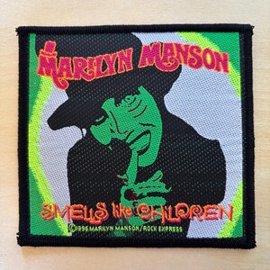 Toppa vintage tessuta di Marilyn Manson - Odore di bambini - Originale 1996