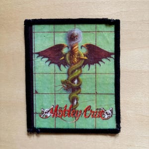 Mötley Crüe - Dr. Feelgood / Parche impreso original de los años 80