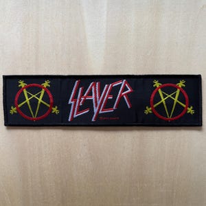 Slayer - Pentagram | original woven vintage patch