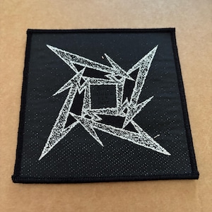 Metallica - Ninja Star | Original 1996 Woven Patch