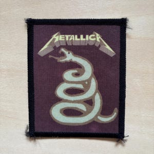 Metallica - Black Album | Originele bedrukte patch uit de jaren 90
