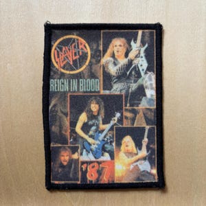 Slayer – Reign in Blood | Original 1980s Printed Patch