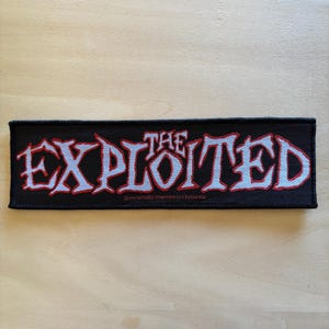 The Exploited / toppa vintage originale tessuta