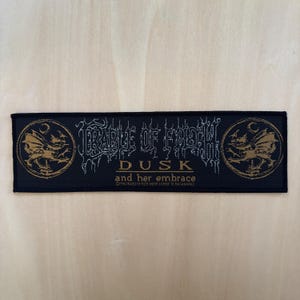 Cradle of Filth - Dusk And Her Embrace | origineel geweven vintage patch