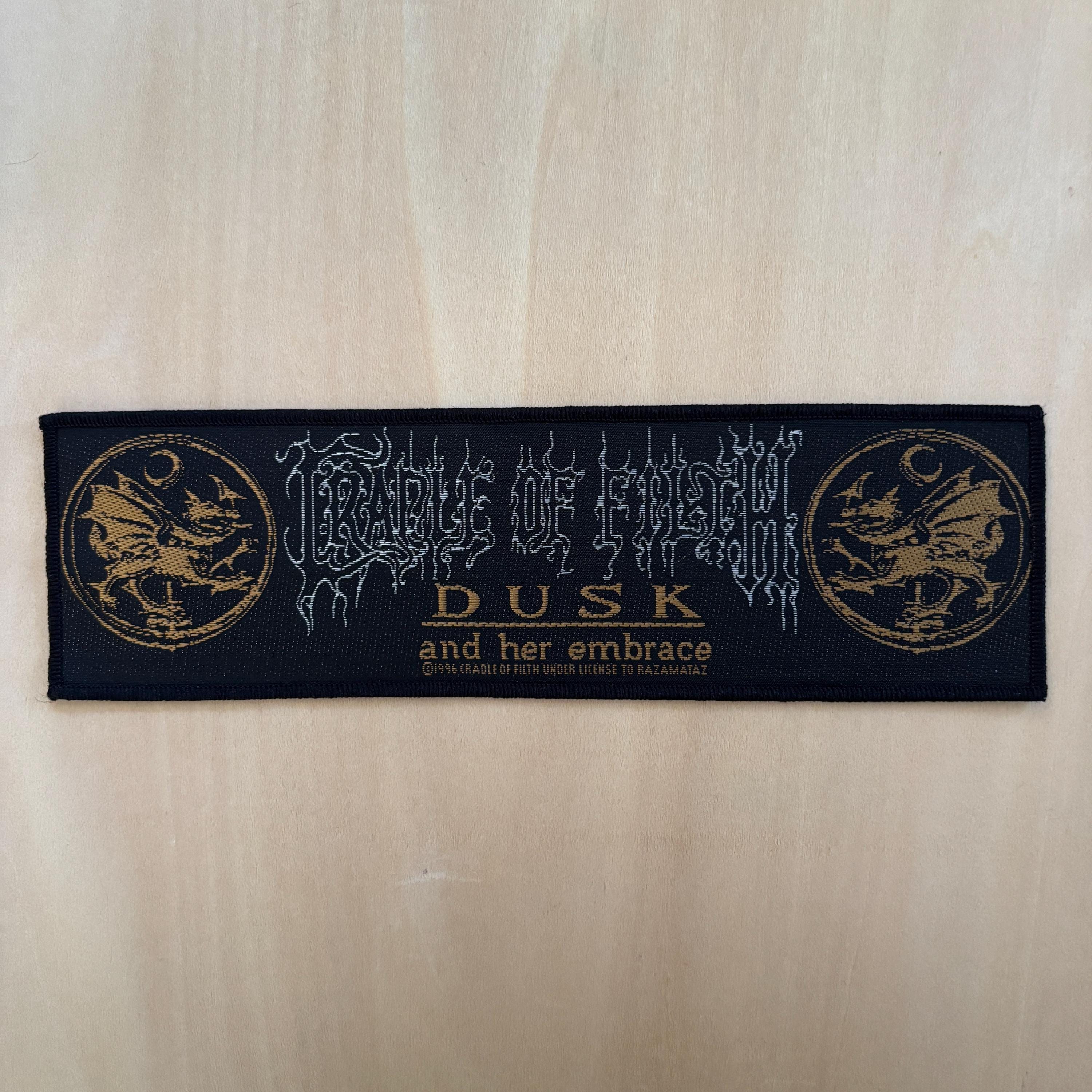 Cradle of Filth - Dusk and Her Embrace | Original 1996 Woven Patch