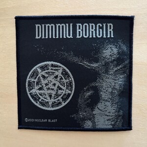 Dimmu Borgir - Pentagrama / Parche tejido original de 2001