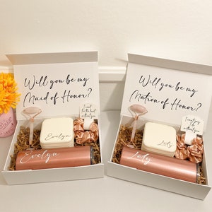 bridesmaid proposal box maid of honor proposal gift matron of honor gift box bridesmaid gift box will you be my bridesmaid proposal box