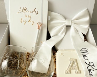 Bride gift from bridesmaid bridal shower gift custom gift box for bride to be personalized box for bride engagement gift to bride to be gift