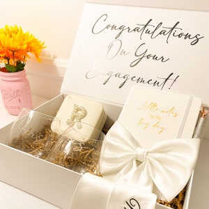 Bride box bride to be box newly engaged gift box bridal shower gift engagement party gift engagement gift bride to be gift box bride gift