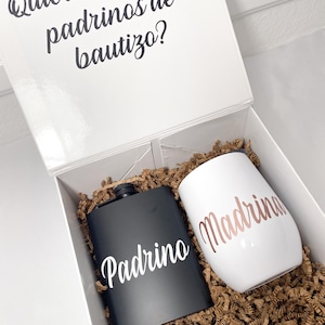 proposta de padrinhos em espanhol bautizo quieren ser mis padrinos caixa de proposta de padrinho padrinos de primera comunion proposta de padrinho espanhol