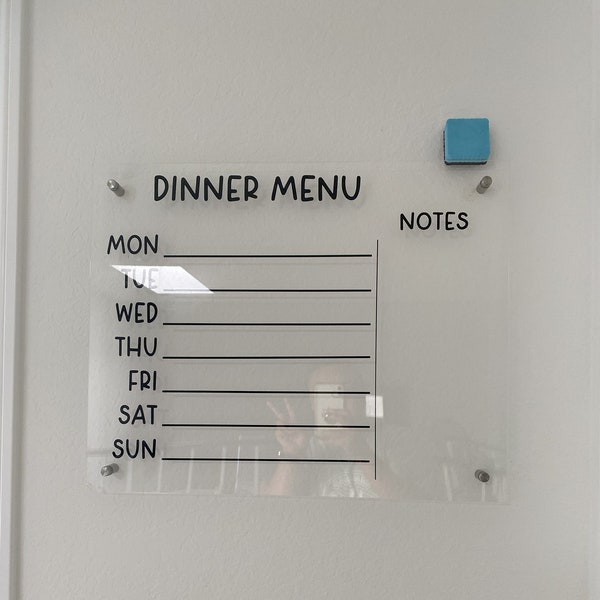 Weekly Dry Erase - Etsy