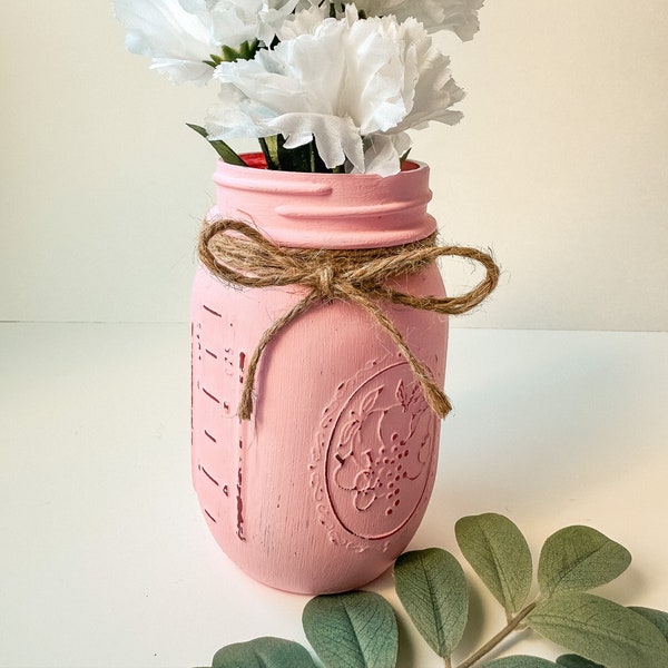 baby shower mason jar decoration pink rustic baby decor blue decoration baby shower gender reveal party country chic baby shower centerpiece