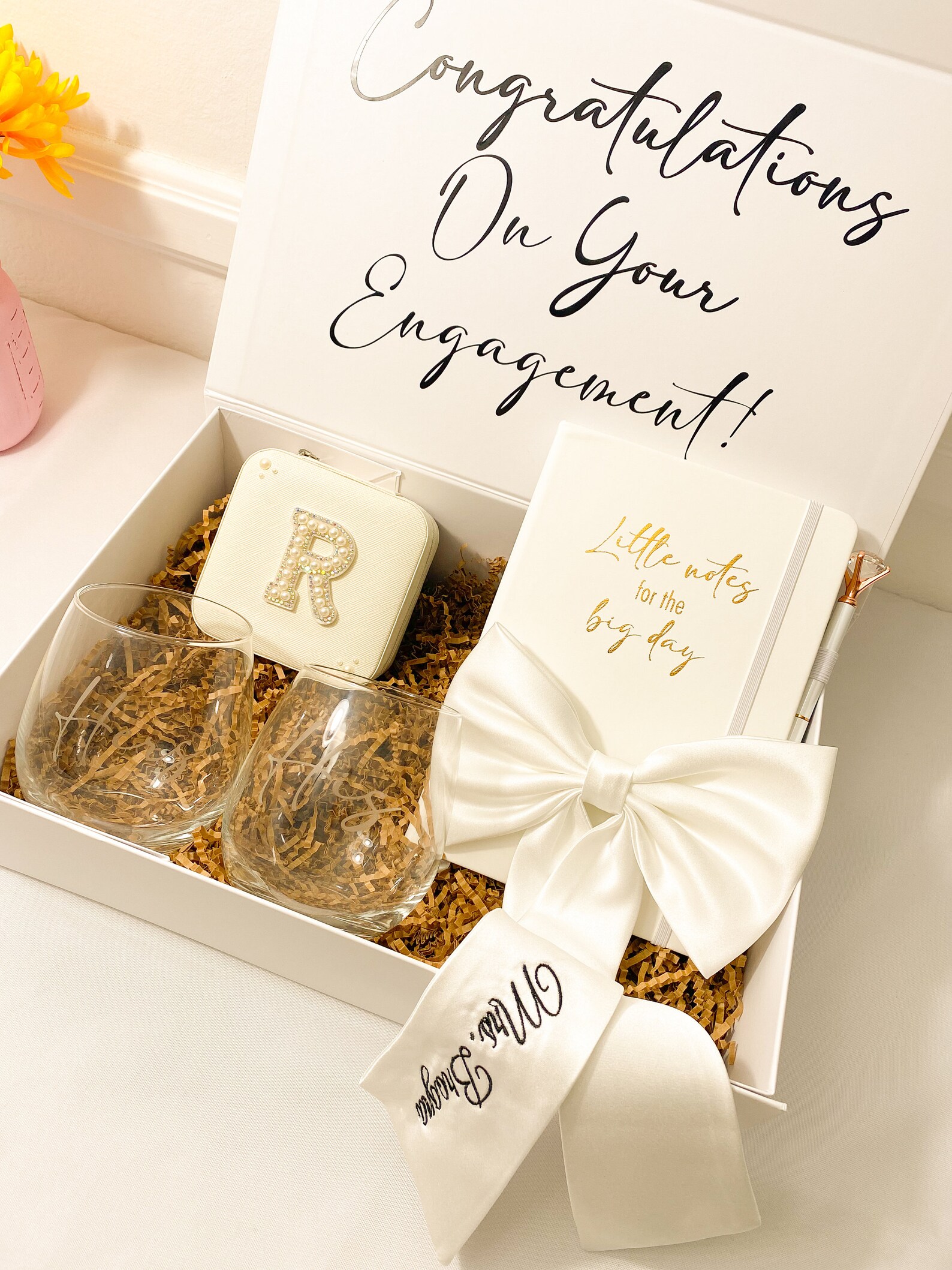 Miss to Mrs Engagement Gift Box Bridal Shower Gift Bride to Be Box ...