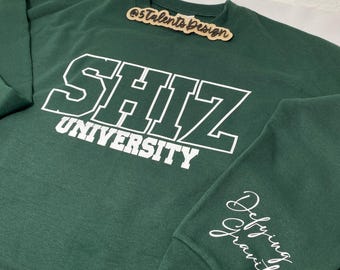 Shiz Uni Sweatshirt wicked das musikalische College Sweatshirt trotz der Schwerkraft Shirt wicked merch wickeds Film shiz Zahnräder wicked Fan Geschenk
