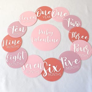 Disco de hito mensual para bebé, regalo para baby shower para nueva mamá, regalo para nuevo bebé, marcador de hito para bebé, accesorio fotográfico para recién nacido, regalo para nueva mamá, disco del mes del bebé