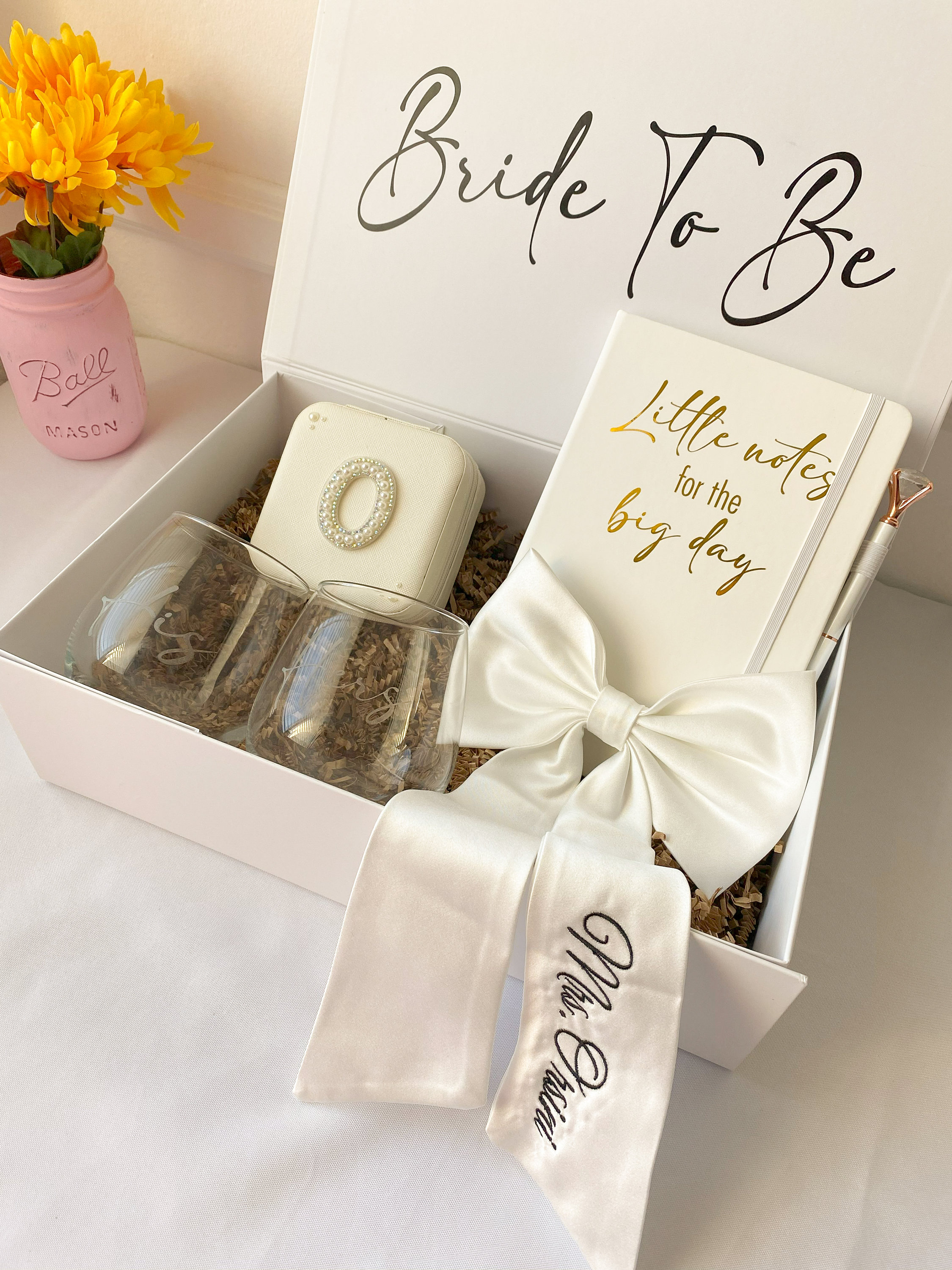 Scatola Regalo Per La Futura Sposa 'In My Wifey Era' – Set Addio Al Nubilato Con Bicchiere, Candela, Bracciale Codice Morse, Portachiavi E Sottobicchiere