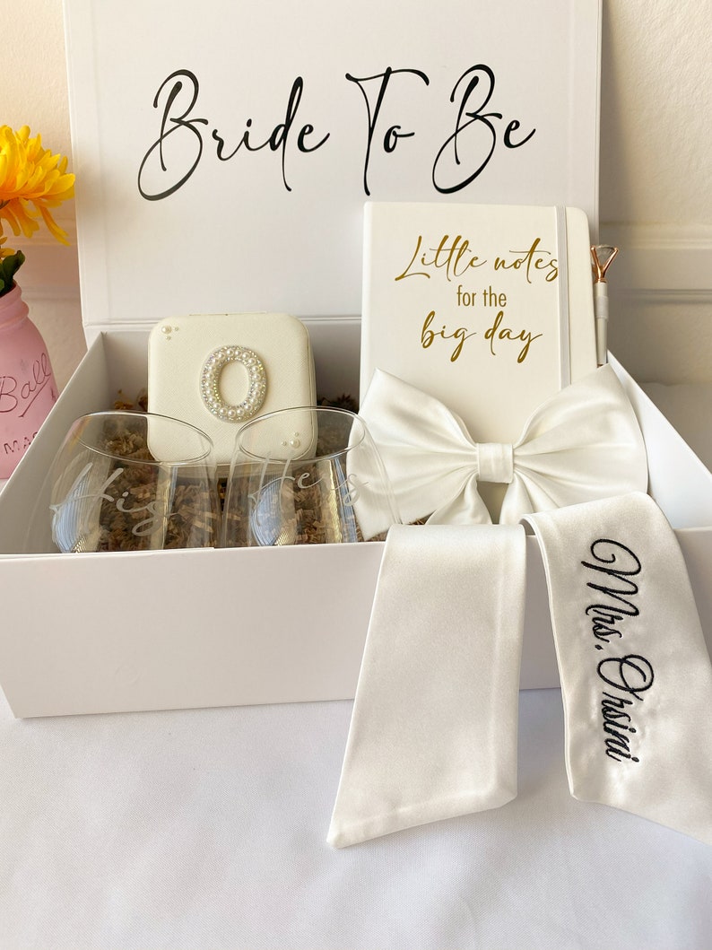 Miss to Mrs Engagement Gift Box Bridal Shower Gift Bride to Be Box ...