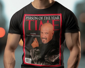 Command & Conquer Kane Time Magazine Person of the Year Graphic Tee | Vintage Retro Gaming | Nod Faction Gamer Shirt | Video Game Apparel