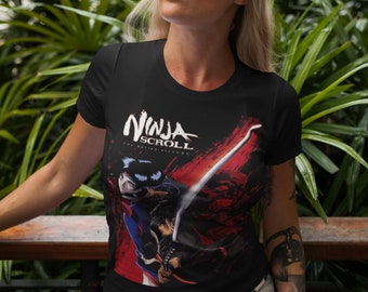 Ninja Scroll Anime Retro Graphic Tee Graphic T-Shirt