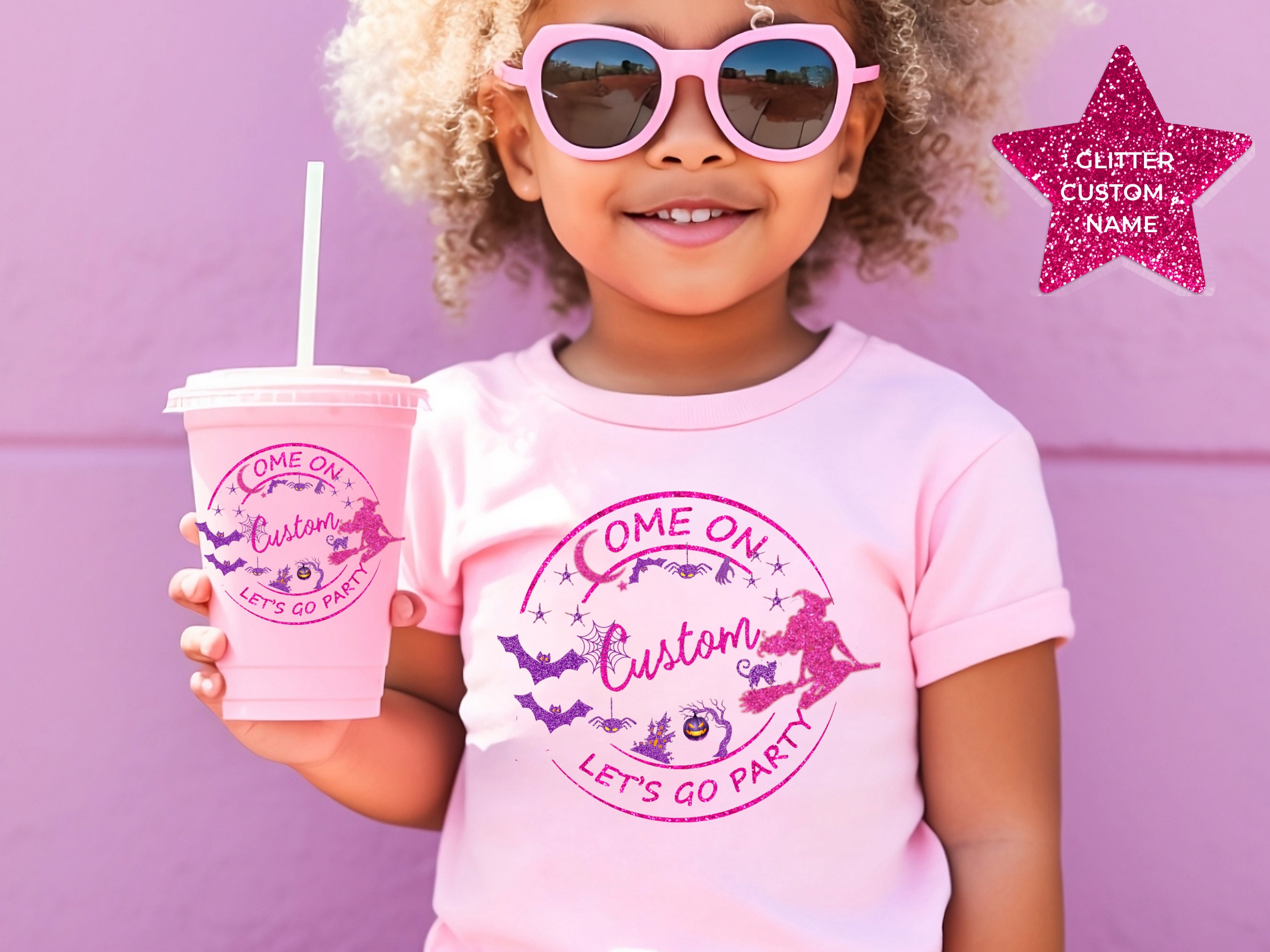 Custom Halloween Barbie PNG & SVG Glitter Glam Design Etsy