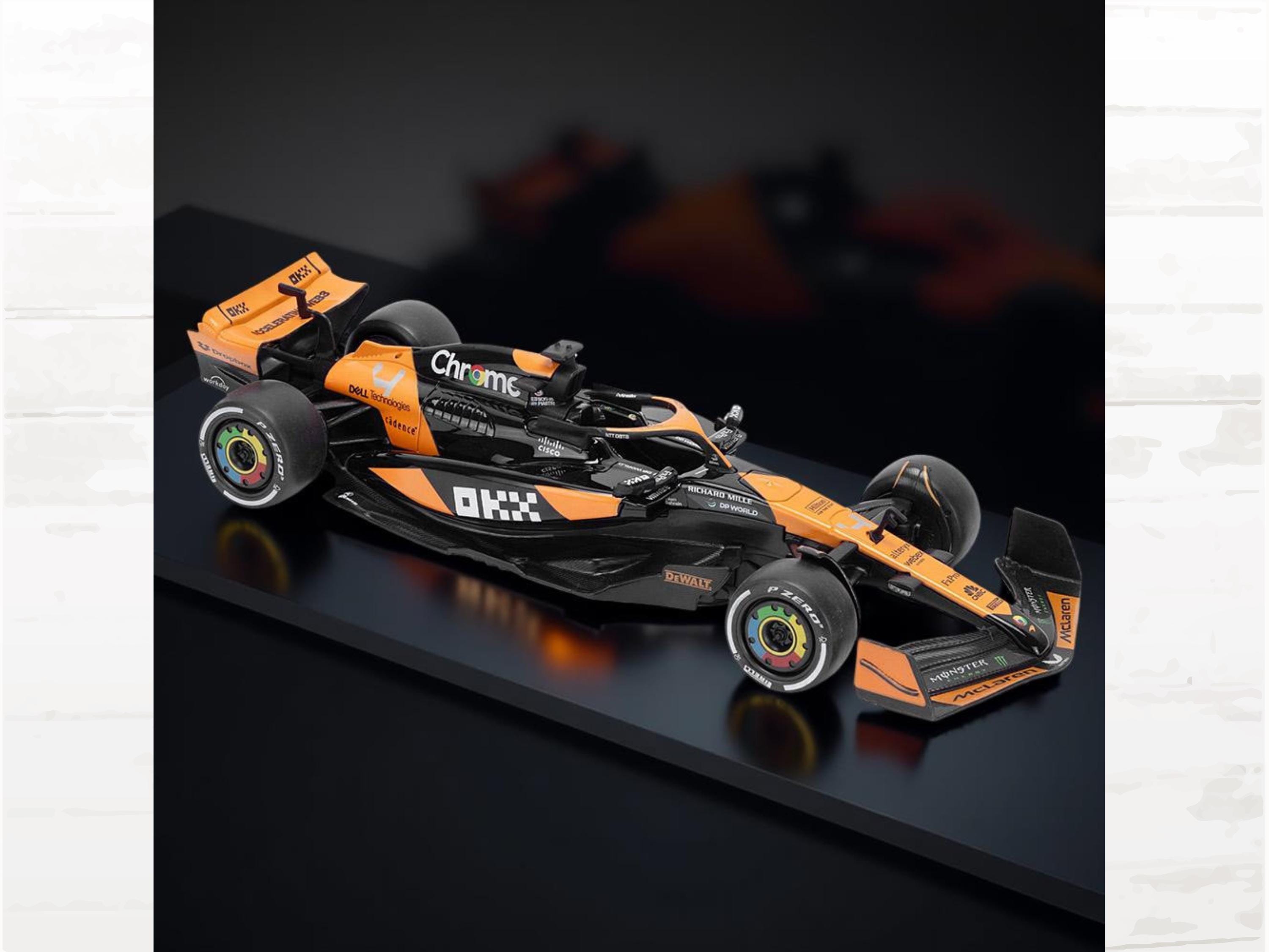 Mclaren F1 2024 1:18 Diecast Model - Papaya Orange CMJ Die Cast - Etsy