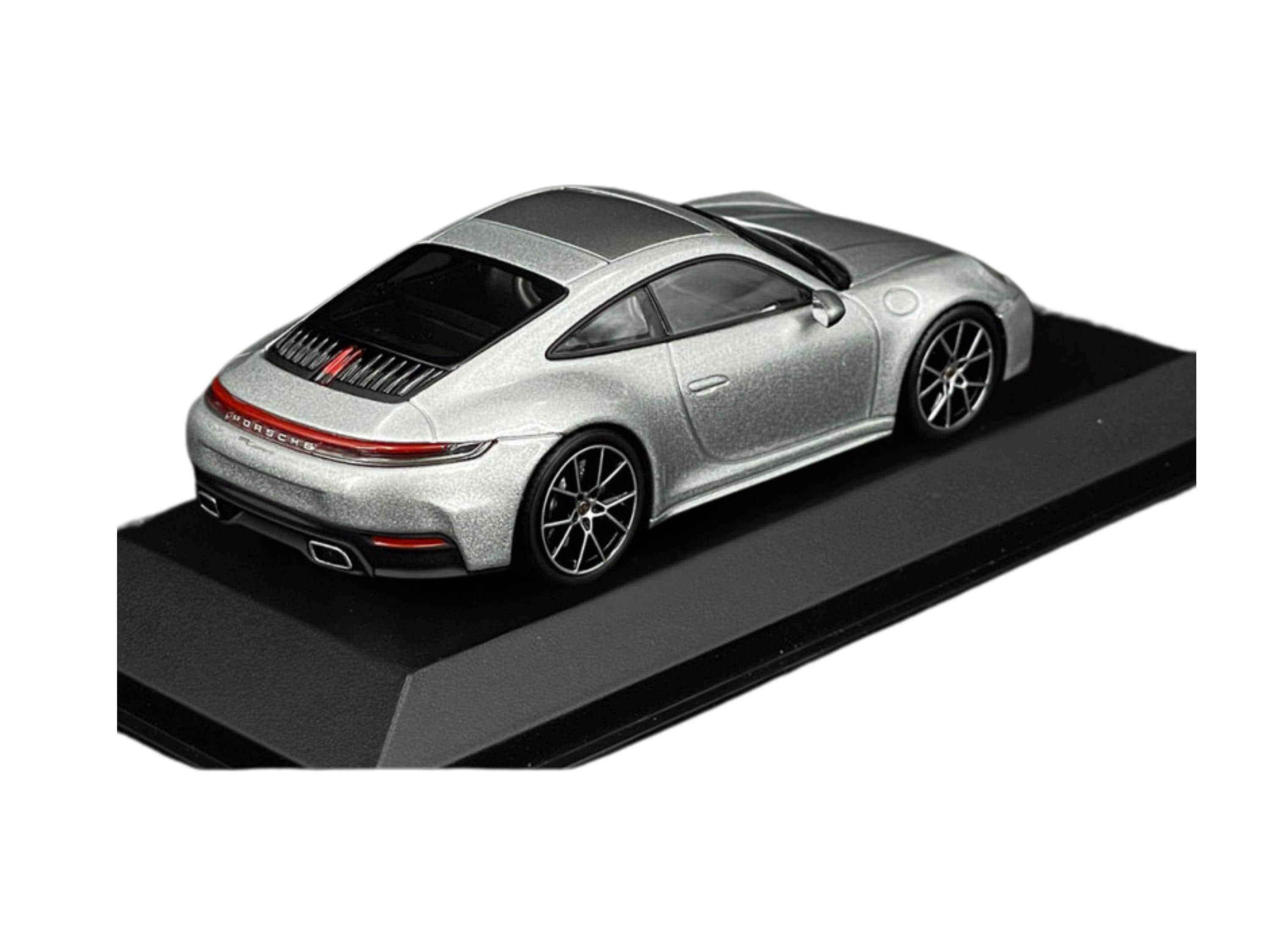 Porsche 911 Carrera Coupe Type 992.2 GT Silver 1:43 Scale Model