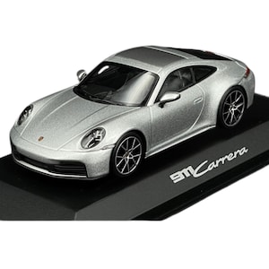 Porsche 911 Carrera Coupe Type 992.2 GT zilver 1:43 modelauto – Minichamps – Diecast Collectible, 2024, nieuwe release