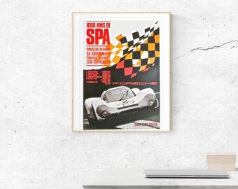 ポルシェポスター 1000 KM SPA、モデル 910 / 908 / 911、レーシング