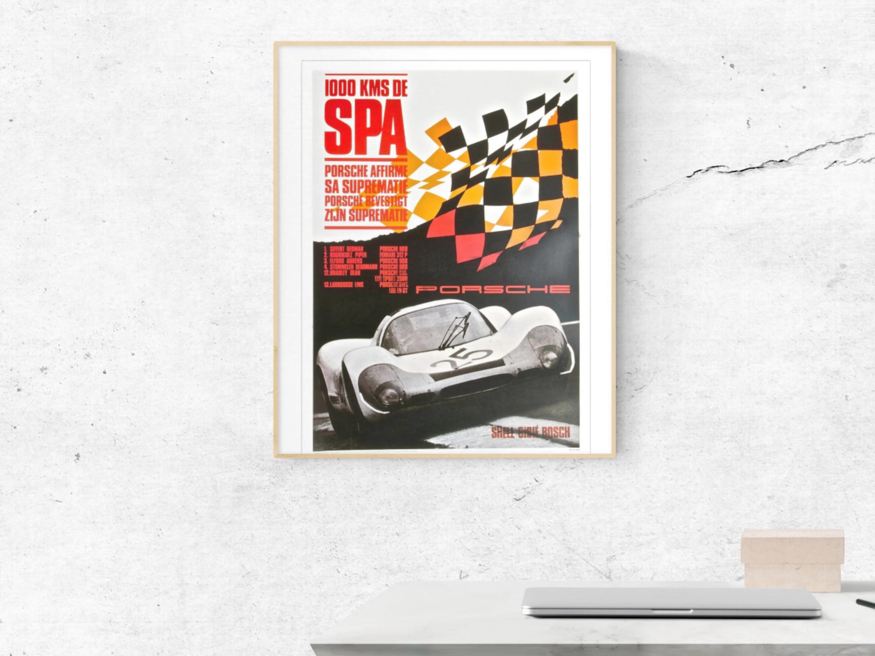 ポルシェポスター 1000 KM SPA、モデル 910 / 908 / 911、レーシング
