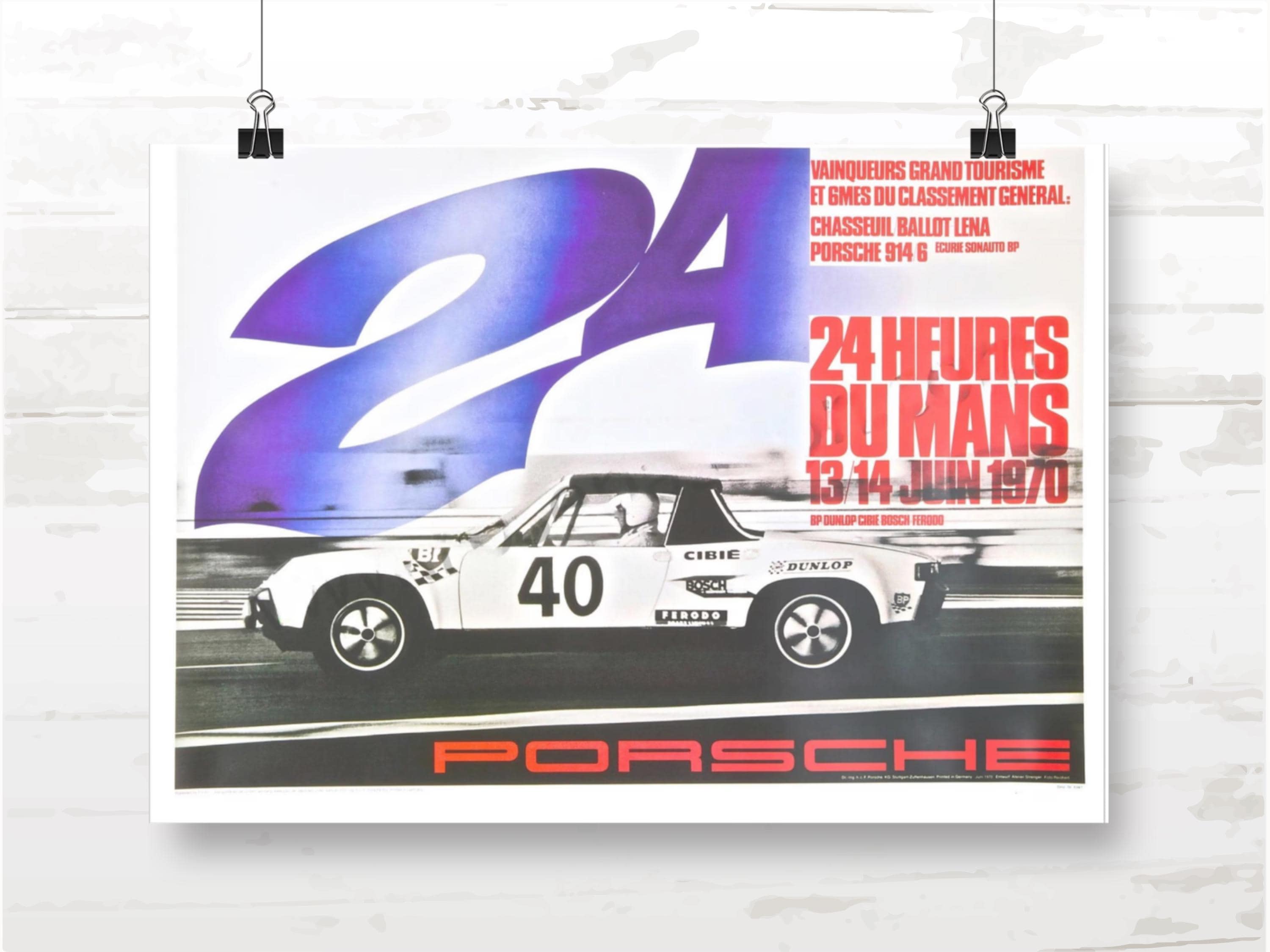 ポルシェポスター914/6 GT ル・マン24時間レース 1970年、グランド
