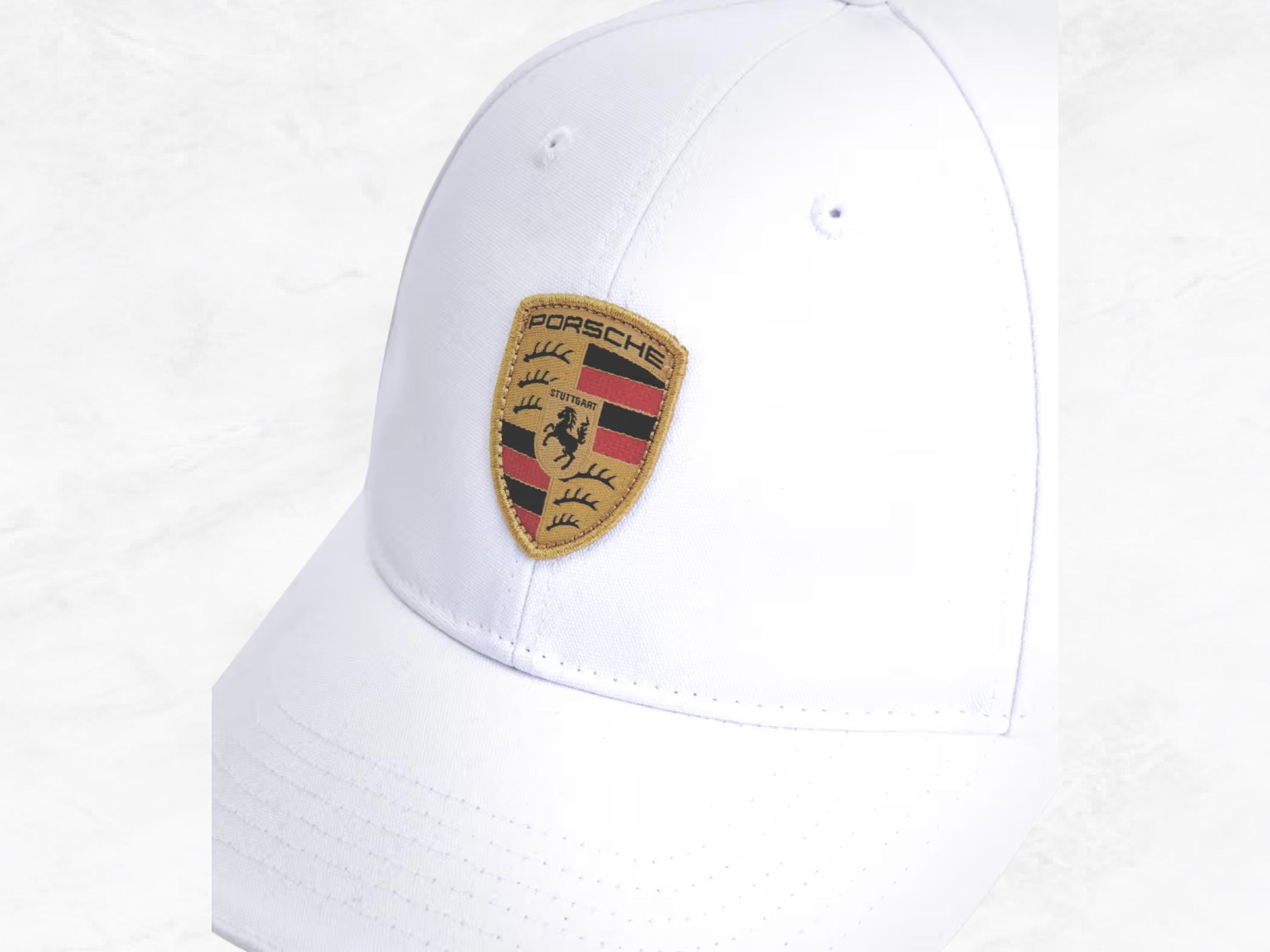 Porsche Essential Baseball Cap White I Embroidered Logo - Etsy