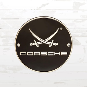 Porsche Grille Badge x Sansibar: Black & Gold Limited Edition