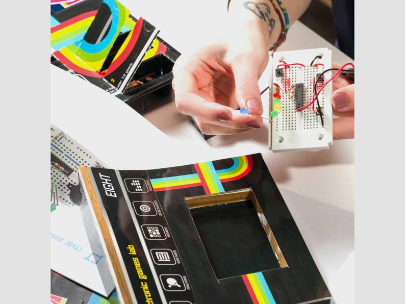 Electronic Games Advent Calendar STEM DIY Christmas Kit for Teens 14