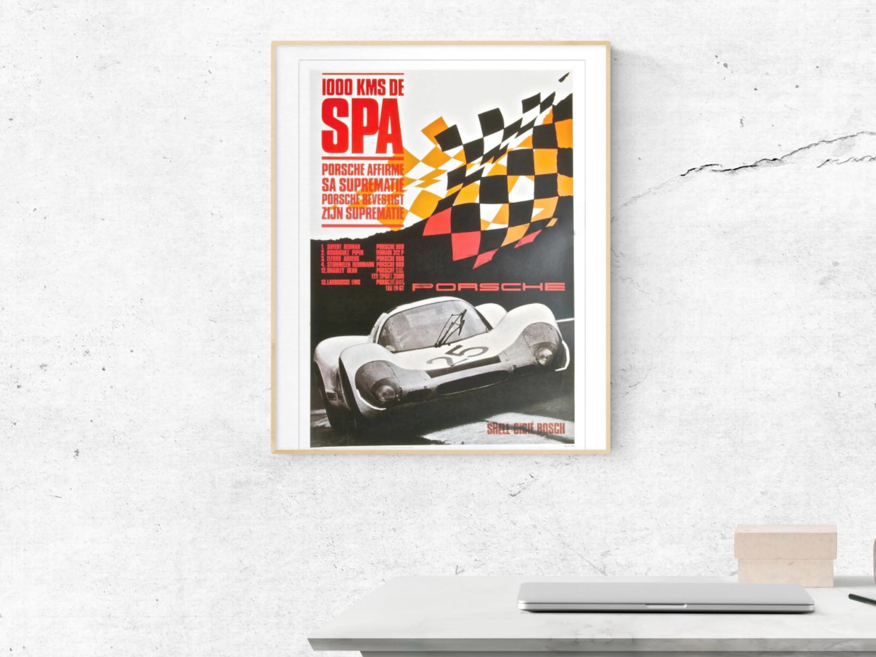 ポルシェポスター 1000 KM SPA、モデル 910 / 908 / 911、レーシング