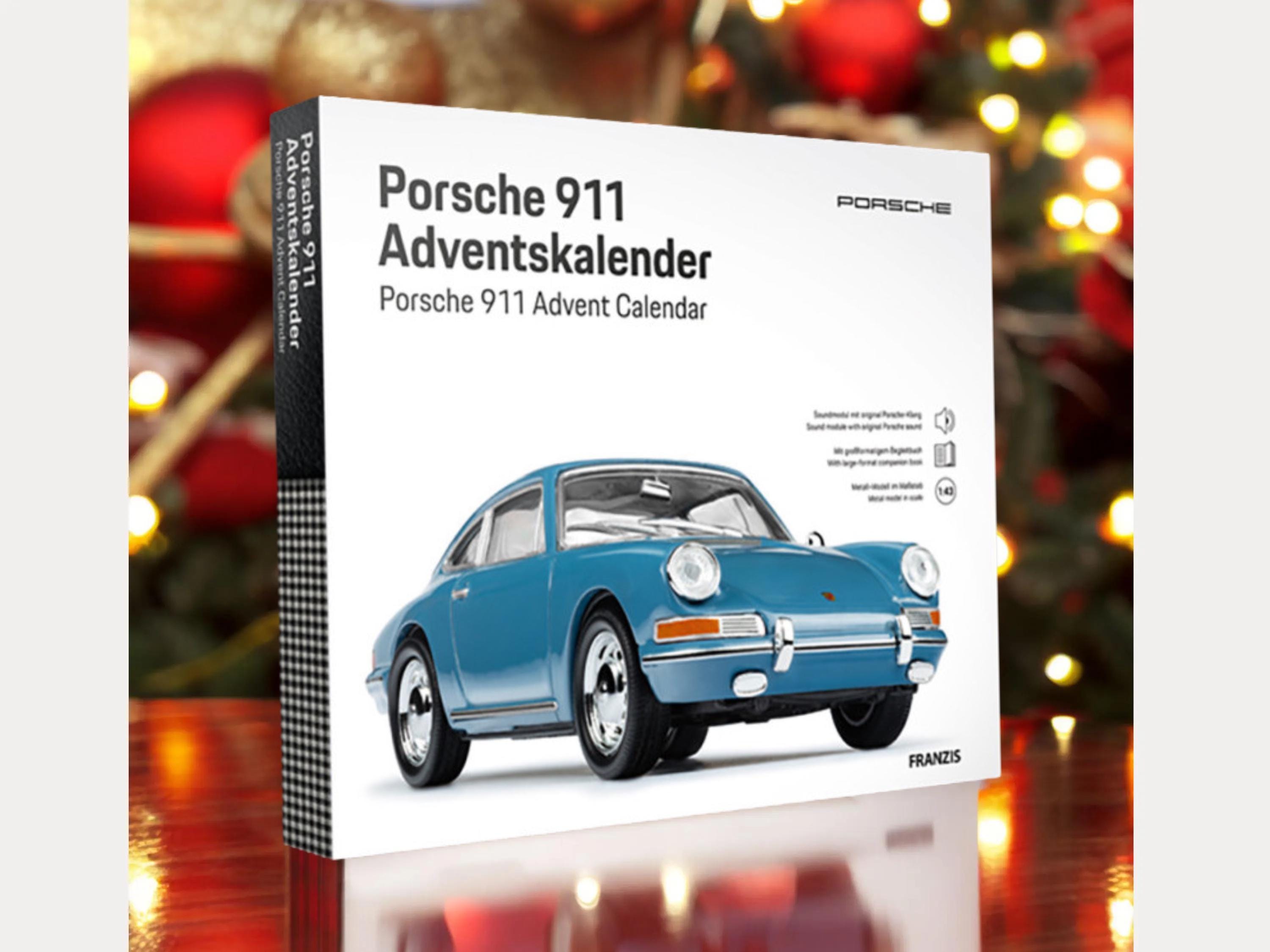Porsche 911 Advent Calendar, Blue Enamel 1:43 Model - Etsy