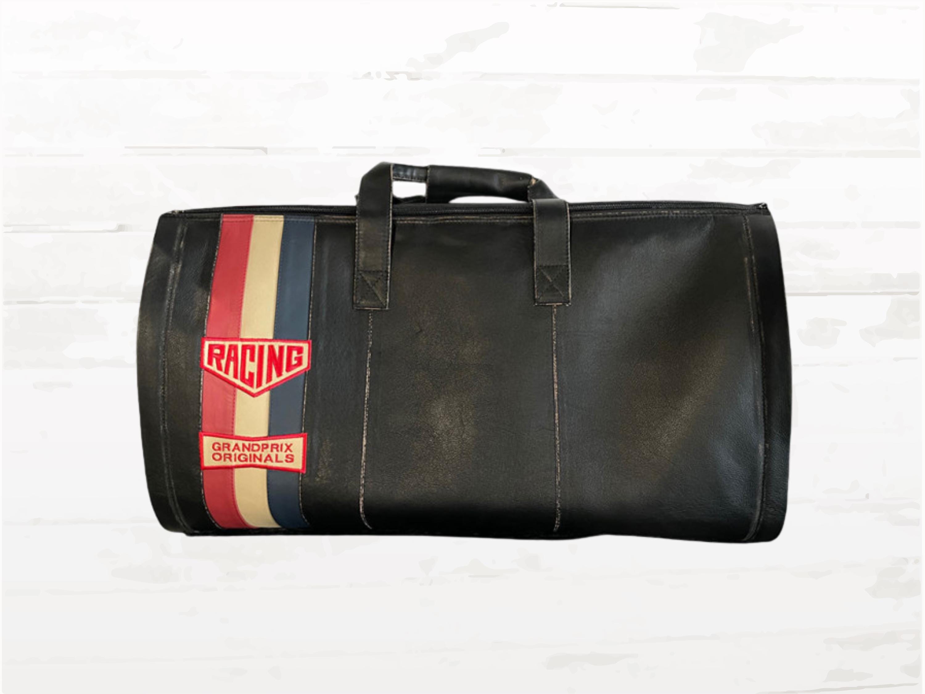  Motorsport Heritage Collection バッグ Vintage Leather Racing Weekender Bag | Motorsport Travel Duffle