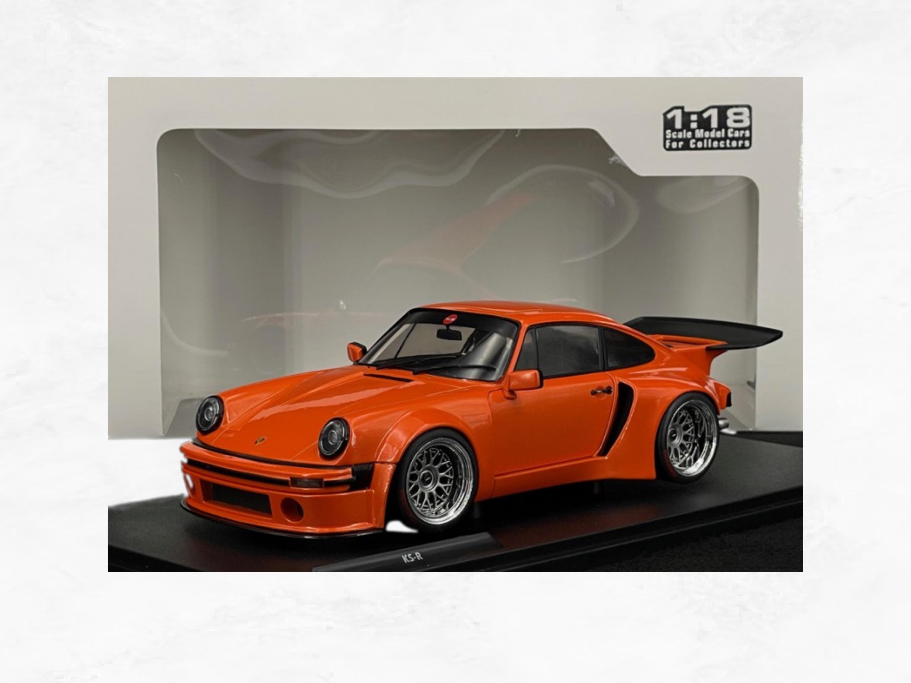 Porsche 911 Type 930 KS-R Khyzyl Saleem 2022 Orange, 1/18 Scale