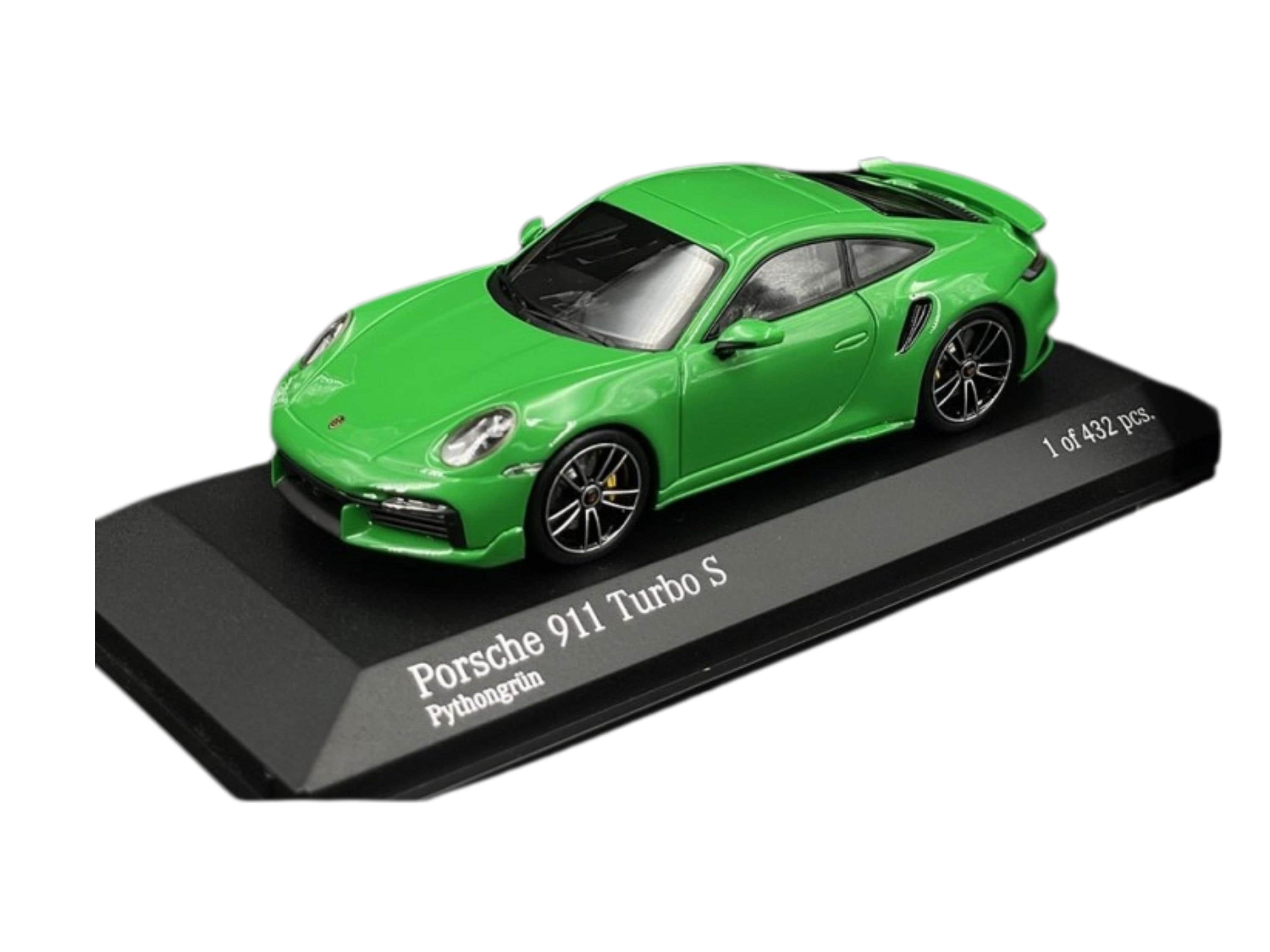 Porsche 911 Turbo S Coupe – Python Green 1:43 Scale Model Car - Etsy