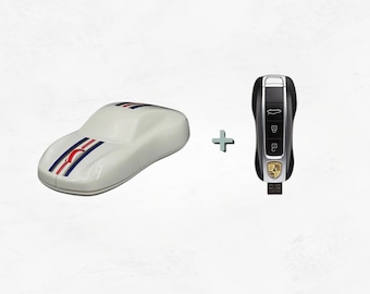 【美品・動作確認済】ポルシェ 純正 ワイヤレスマウス ラフロードデザイン ギフトセット：ポルシェ ホワイト コンピューターマウス 911