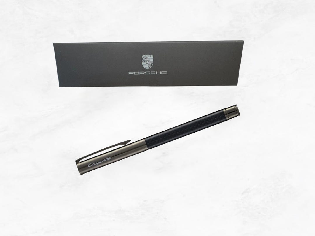 Porsche Cayenne Rollerball Pen – Dark Grey Metallic | Carbon