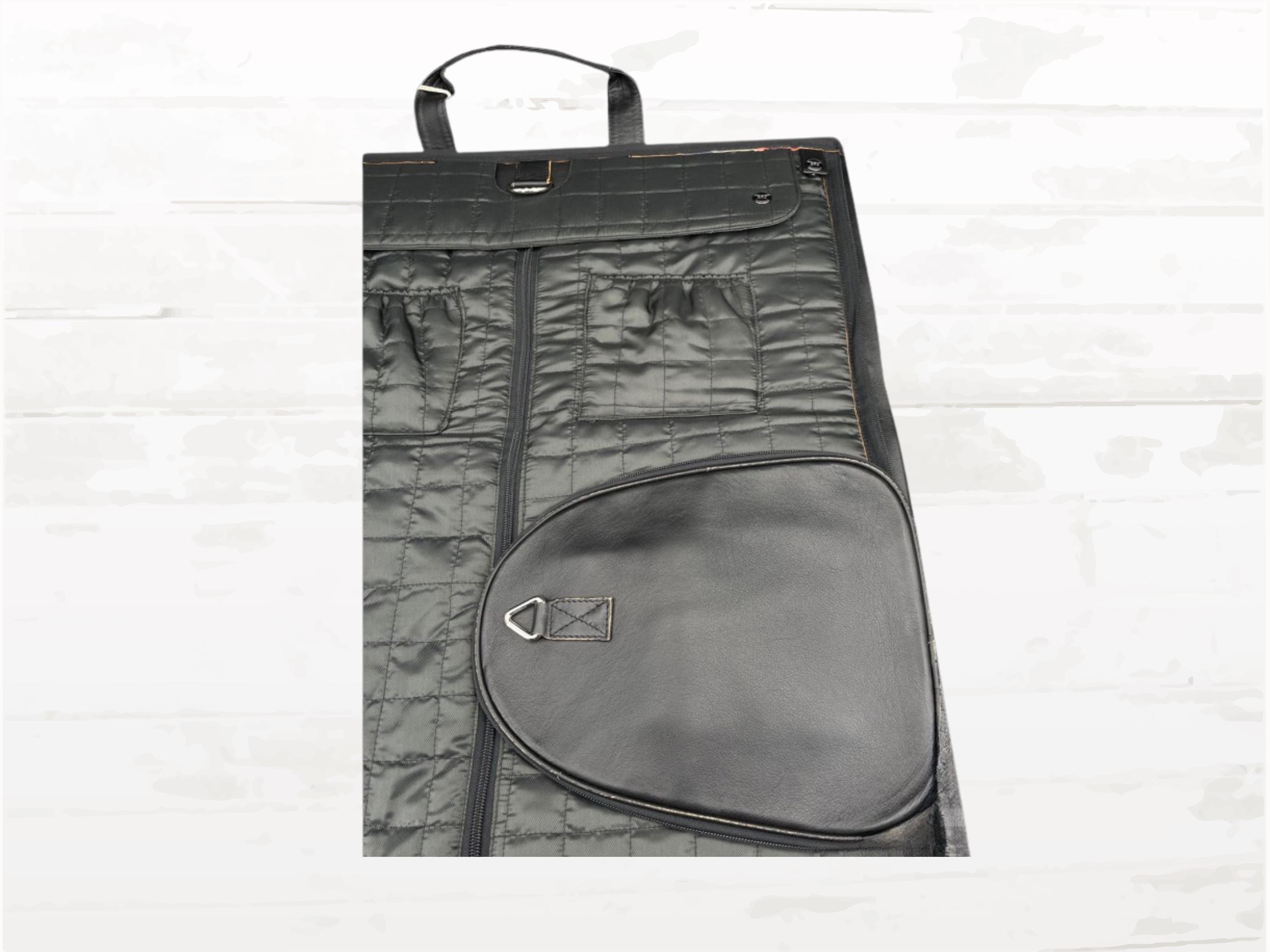 Vintage Leather Racing Weekender Bag | Motorsport Travel Duffle